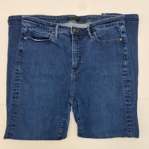 Uniqlo Jeans High Rise Straight Leg 34in Waist